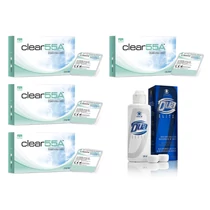 Clear 55A + Ápolószer (ÉVES ADAG - 24 db lencse + 4 db ápolószer)