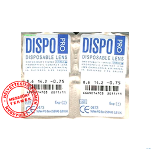 Dispo Pro (2x1db) - kontaktlencse