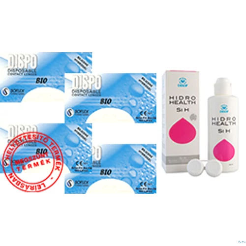 Dispo Bio (4x3db) + 1 db Hidro Health 360ml