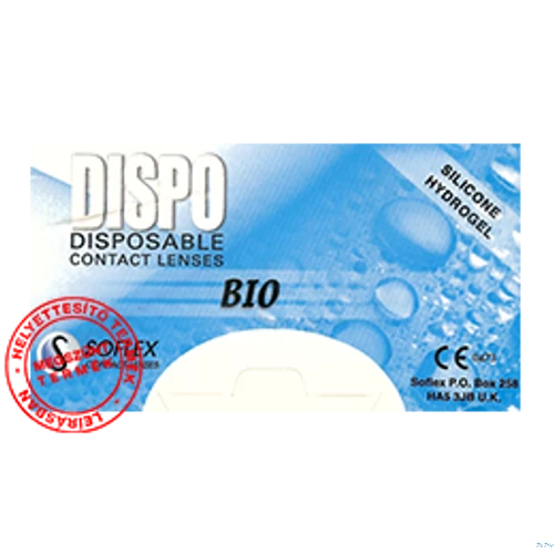 Dispo BIO (3db) - szilikon-hidrogél lencse