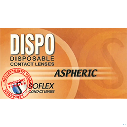 Dispo Aspheric (3db) - havi aspherikus kontaktlencse 