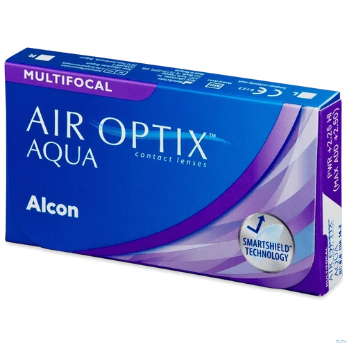 Air Optix Aqua Multifocal (3db) - szilikon-hidrogél kontaktlencse