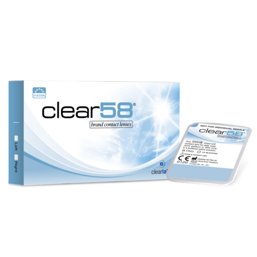 Clear 58UV (6db) - havi kontaktlencse (plusz dioptria)